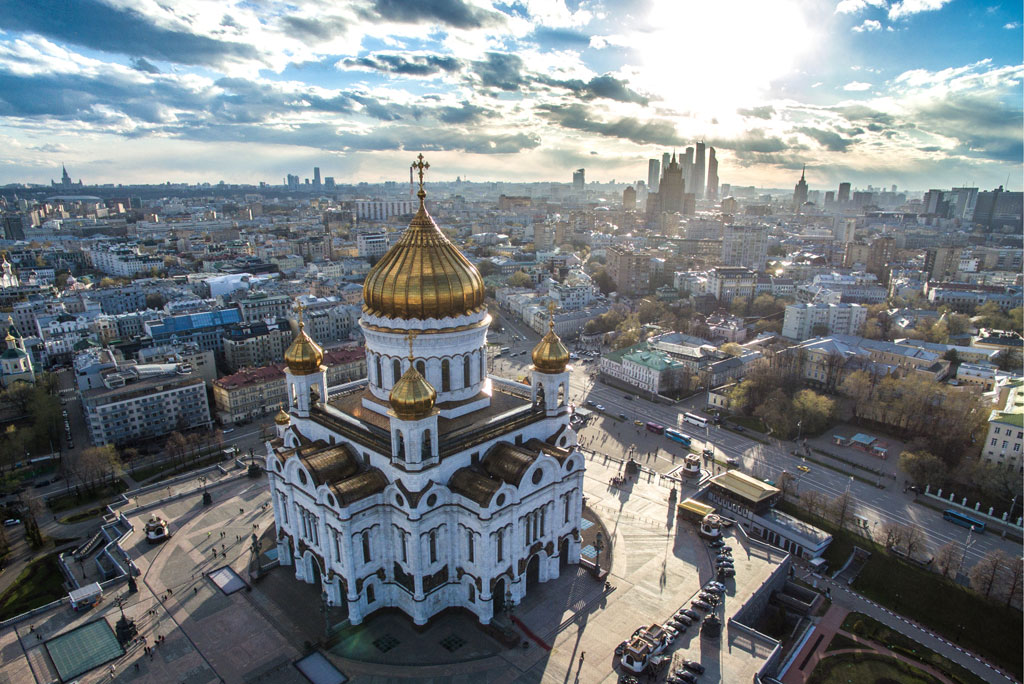 Храм с высоты птичьего полета